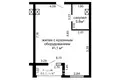 Квартира 1 комната 49 м² Минск, Беларусь