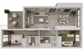 2 bedroom apartment 69 m² Flamoudi, Northern Cyprus