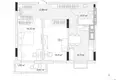 Apartamento 2 habitaciones 59 m² Maloye Isakovo, Rusia