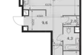 Квартира 2 комнаты 70 м² Москва, Россия