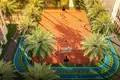 Residential complex High-rise residence Cloud Tower with swimming pools and sports grounds in the city center, JVT, Dubai, UAE