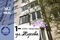1 room apartment 37 m² Baranavichy, Belarus