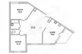 Apartamento 3 habitaciones 82 m² Kobriny, Belarús