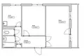 Appartement 2 chambres 47 m² Homiel, Bélarus