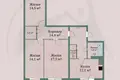 Appartement 3 chambres 84 m² Babrouïsk, Bélarus