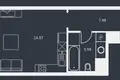 Mieszkanie 1 pokój 37 m² Ryga, Łotwa