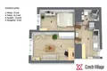 Mieszkanie 3 pokoi 41 m² Miasto Stołeczne Praga, Czechy