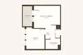 1 bedroom apartment 35 m² Warsaw, Poland