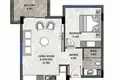 Apartment 48 m² Demirtaş, Turkey