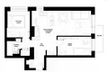 Appartement 3 chambres 54 m² Varsovie, Pologne