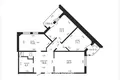 3 bedroom apartment 93 m² Minsk, Belarus