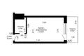 Wohnung 1 zimmer 34 m² Minsk, Belarus