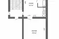 1 room apartment 38 m² Byarozawka, Belarus