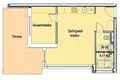 Квартира 2 комнаты 59 м² Юрмала, Латвия