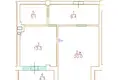1 room apartment 50 m² Kaliningrad, Russia