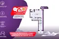 3 room apartment 82 m² Minsk, Belarus