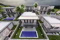 Residential complex New complex of villas with swimming pools and gardens in the center of Bodrum, Turkey