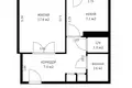 Wohnung 1 zimmer 37 m² Minsk, Belarus