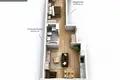 Apartamento 2 habitaciones 54 m² Vilna, Lituania