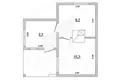 Haus 29 m² Muchaviecki sielski Saviet, Belarus