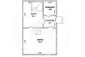 House 46 m² Chidrynski sielski Saviet, Belarus