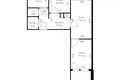 Wohnung 3 zimmer 64 m² Minsk, Belarus
