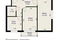 Wohnung 2 zimmer 41 m² Maladsetschna, Belarus