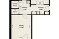 Квартира 2 комнаты 54 м² Минск, Беларусь