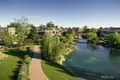 Residential complex New villas surrounded by green parks, gardens, lakes and lagoons, Dubailand, Dubai, UAE