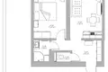 Wohnung 2 zimmer 38 m² Rigaer Strand, Lettland