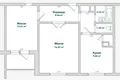 Wohnung 2 zimmer 52 m² Homel, Belarus