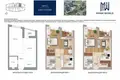 Пентхаус 2 комнаты 41 м² Минск, Беларусь