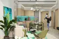 Residential complex New Evergreens Residence with a swimming pool, a green area and a shopping mall, Damac Hills 2, Dubai, UAE