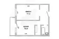Mieszkanie 1 pokój 42 m² Brześć, Białoruś
