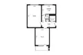 2 bedroom apartment 49 m² Minsk, Belarus