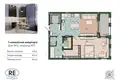 Wohnung 1 zimmer 67 m² Kaliningrad, Russland