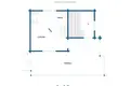 Коттедж 1 комната 18 м² Ваала, Финляндия