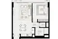 Apartamento 1 habitacion 80 m² Dubái, Emiratos Árabes Unidos
