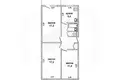 3 room apartment 61 m² Brest, Belarus