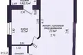 2 room apartment 41 m² Minsk, Belarus