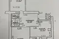 2 room apartment 58 m² Homyel, Belarus