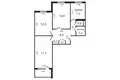 3 bedroom apartment 63 m² Minsk, Belarus