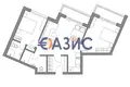 Квартира 3 комнаты 97 м² Бяла, Болгария
