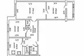 Mieszkanie 3 pokoi 65 m² Mińsk, Białoruś