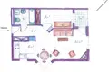 Appartement 2 chambres 50 m² en Varsovie, Pologne