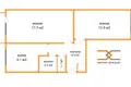 Appartement 2 chambres 48 m² Sloutsk, Bélarus