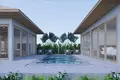 Kompleks mieszkalny Complex of villas with terraces and swimming pools in Choeng Mon area, Samui, Thailand
