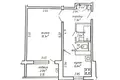 Apartamento 1 habitación 38 m² Minsk, Belarús