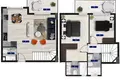 Apartamento 3 habitaciones 103 m² Alanya, Turquía
