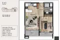 Apartamento 2 habitaciones 47 m² Región del Mediterráneo, Turquía